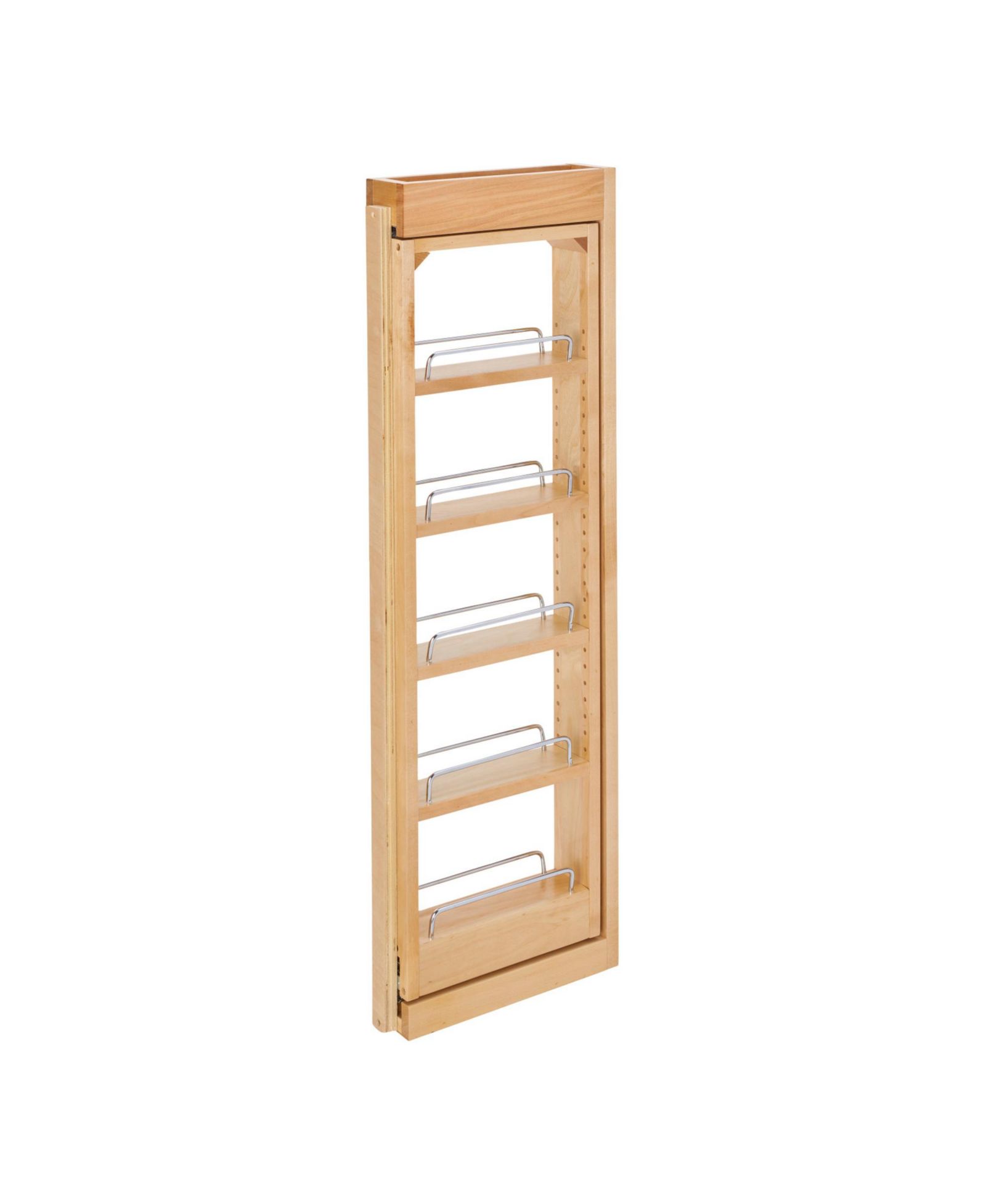 Rev-A-Shelf Pullout Wall Filler Cabinet Wooden Organizer, 36" Hgt, 432-WF36-3C