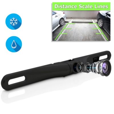 Pyle Waterproof 170° License Plate Rearview Backup Camera (PLCM18BC)