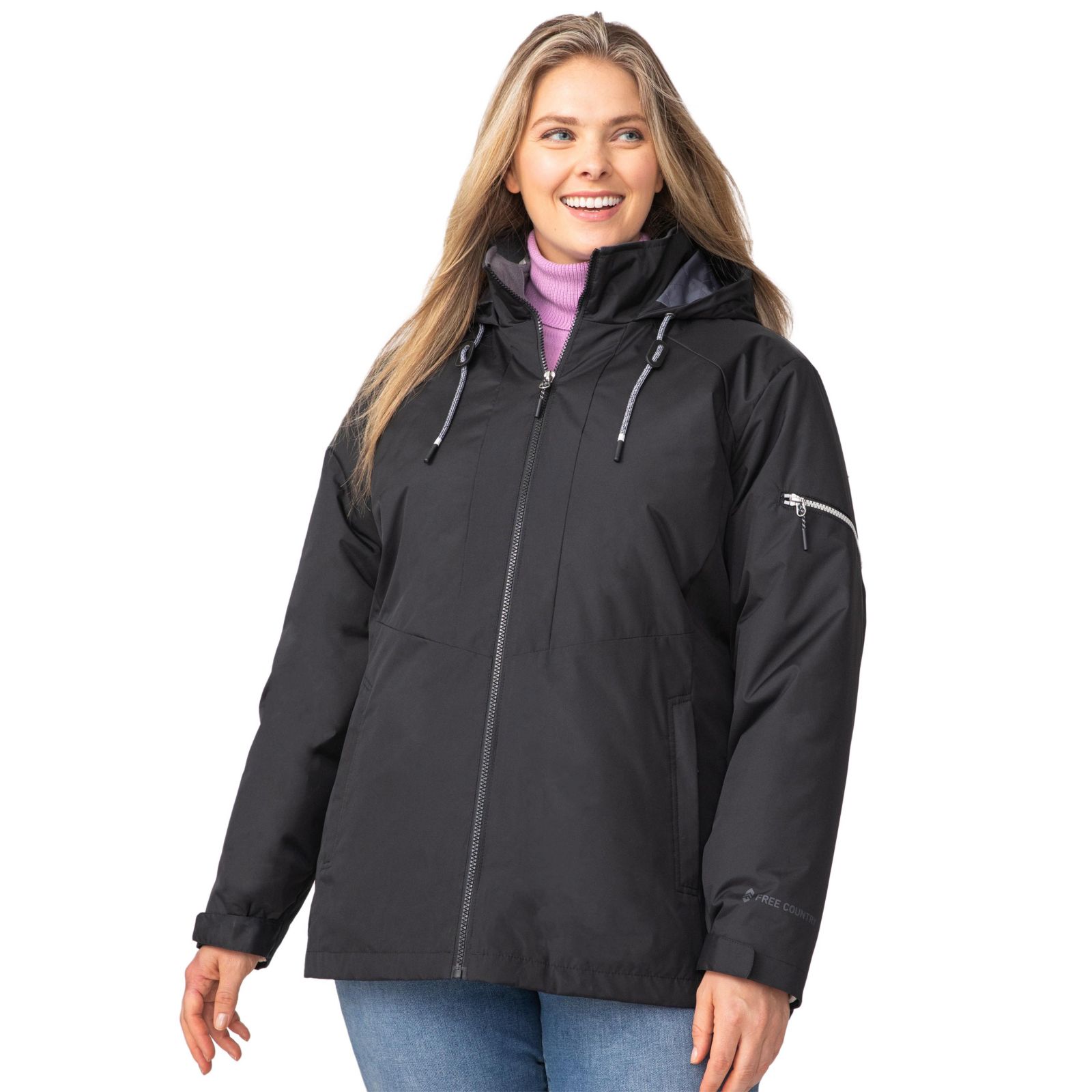 Free Country куртка 3-в-1, Plus Size