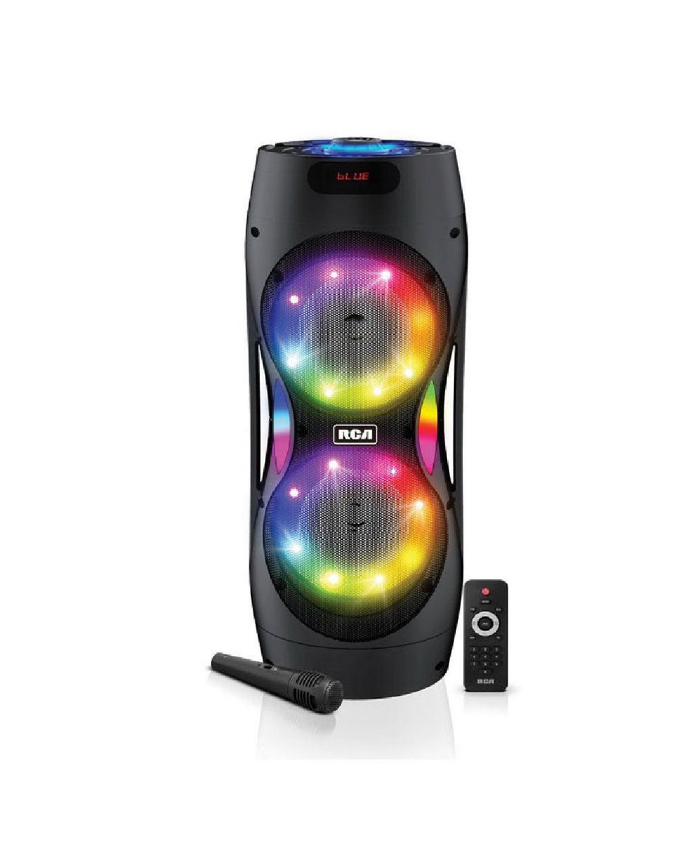 Беспроводная вечеринка-колонка RCA Disco 206 RGB, LED Light, Dual 6.5" Woofer