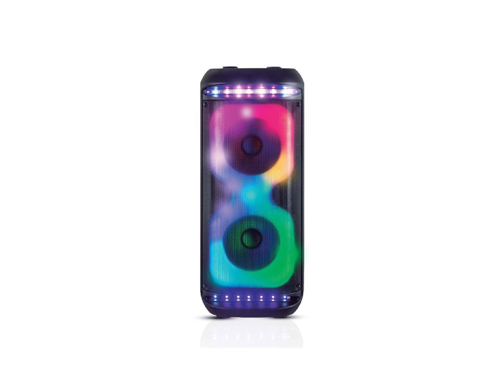 Rca Disco 2110 Bluetooth Portable 7-Color LED Flame Effect Party Speaker