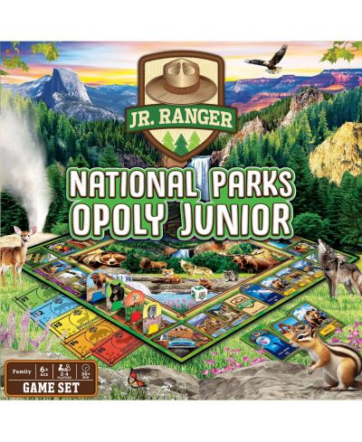 Masterpieces Puzzles Jr. Ranger National Parks Opoly Board Game, Ages 6+