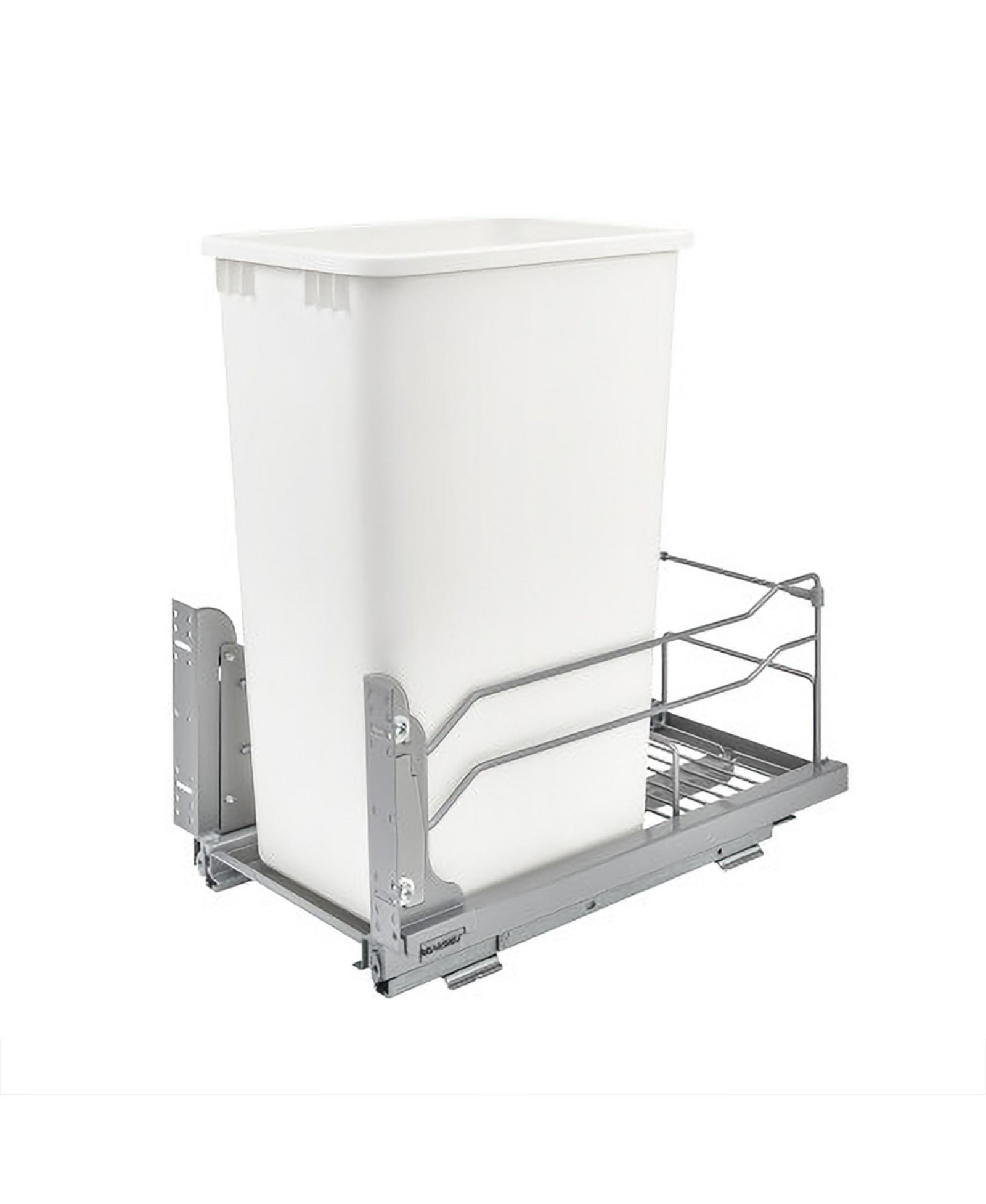 Rev-A-Shelf Pullout Kitchen Trash Can 50 qt. with Soft-close, 53WC-1550SCDM-111