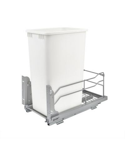 Выдвижной кухонный мусорный контейнер Rev-A-Shelf 50 qt. с мягким закрытием, 53WC-1550SCDM-111