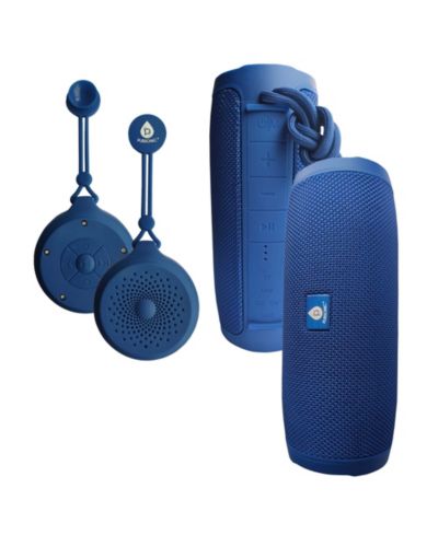 Pursonic Peak Wireless Waterproof 360-Degree Speakers, 2-Piece Set