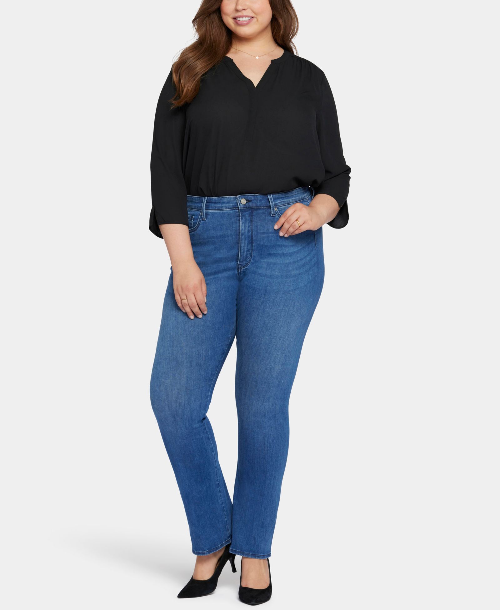 NYDJ Plus Size Le Silhouette Slim Bootcut Jeans