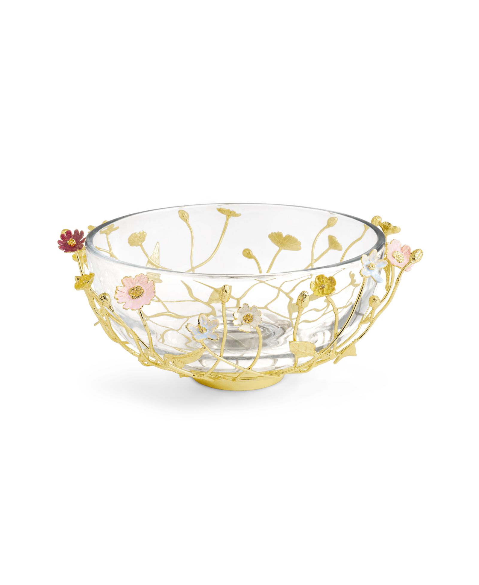 Michael Aram Wildflowers Large Glass Bowl