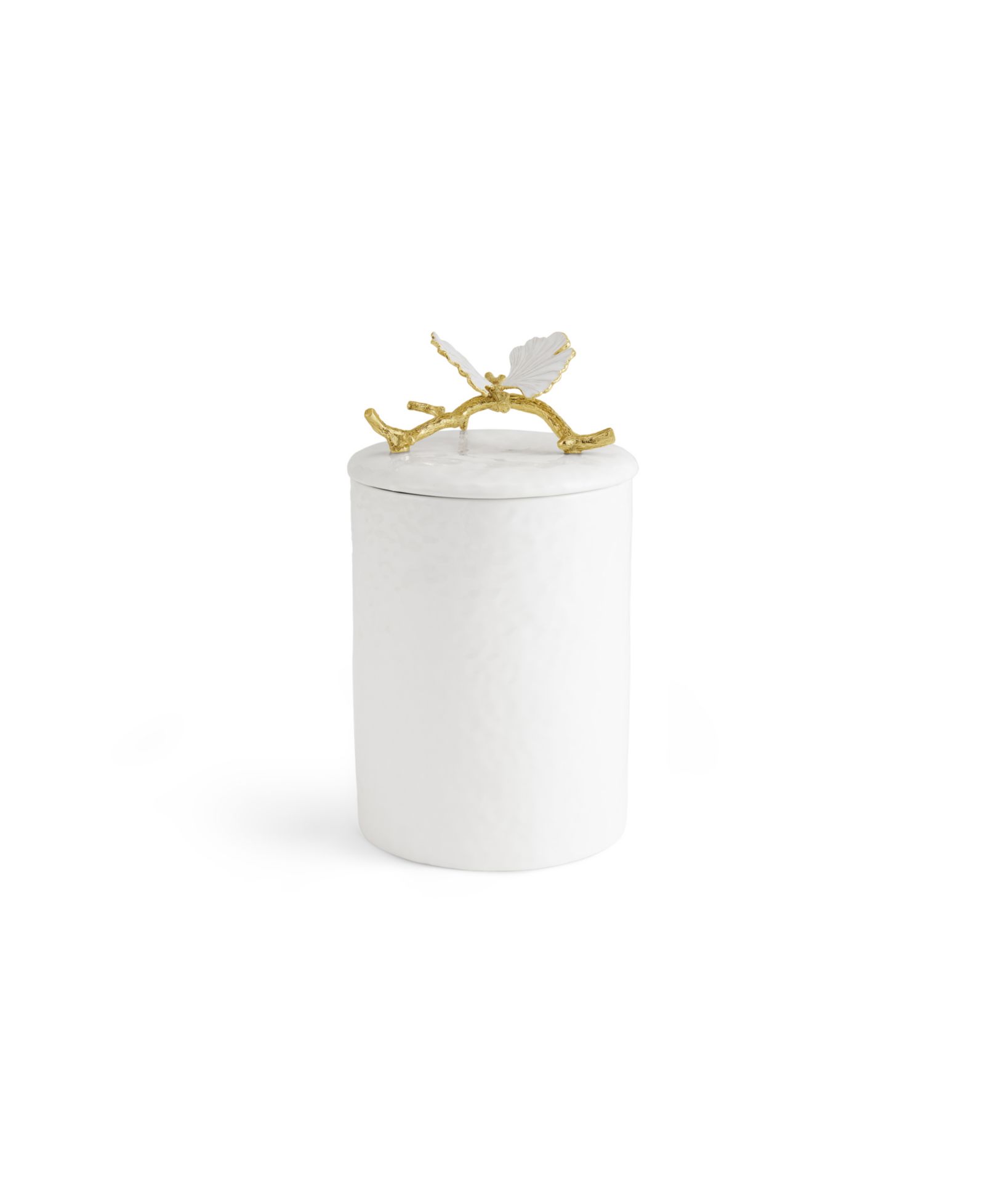 Фарфоровая банка Michael Aram Butterfly Ginkgo Gold Small