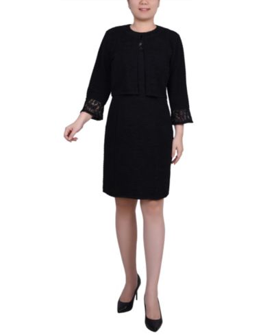 Комплект из 2 предметов NY Collection Petite: трикотаж и кружево