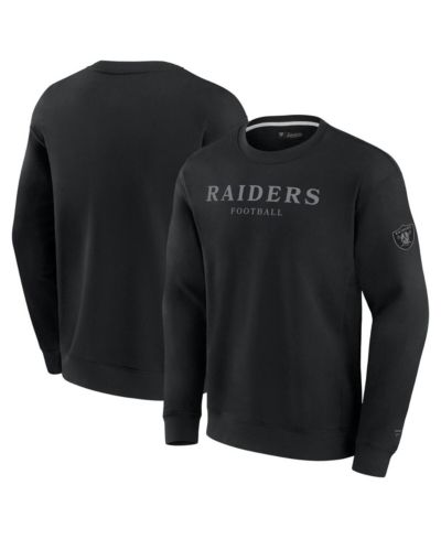 Fanatics Men's and Women's Black Las Vegas Raiders Elements Unlimited Fleece Pullover Sweatshirt