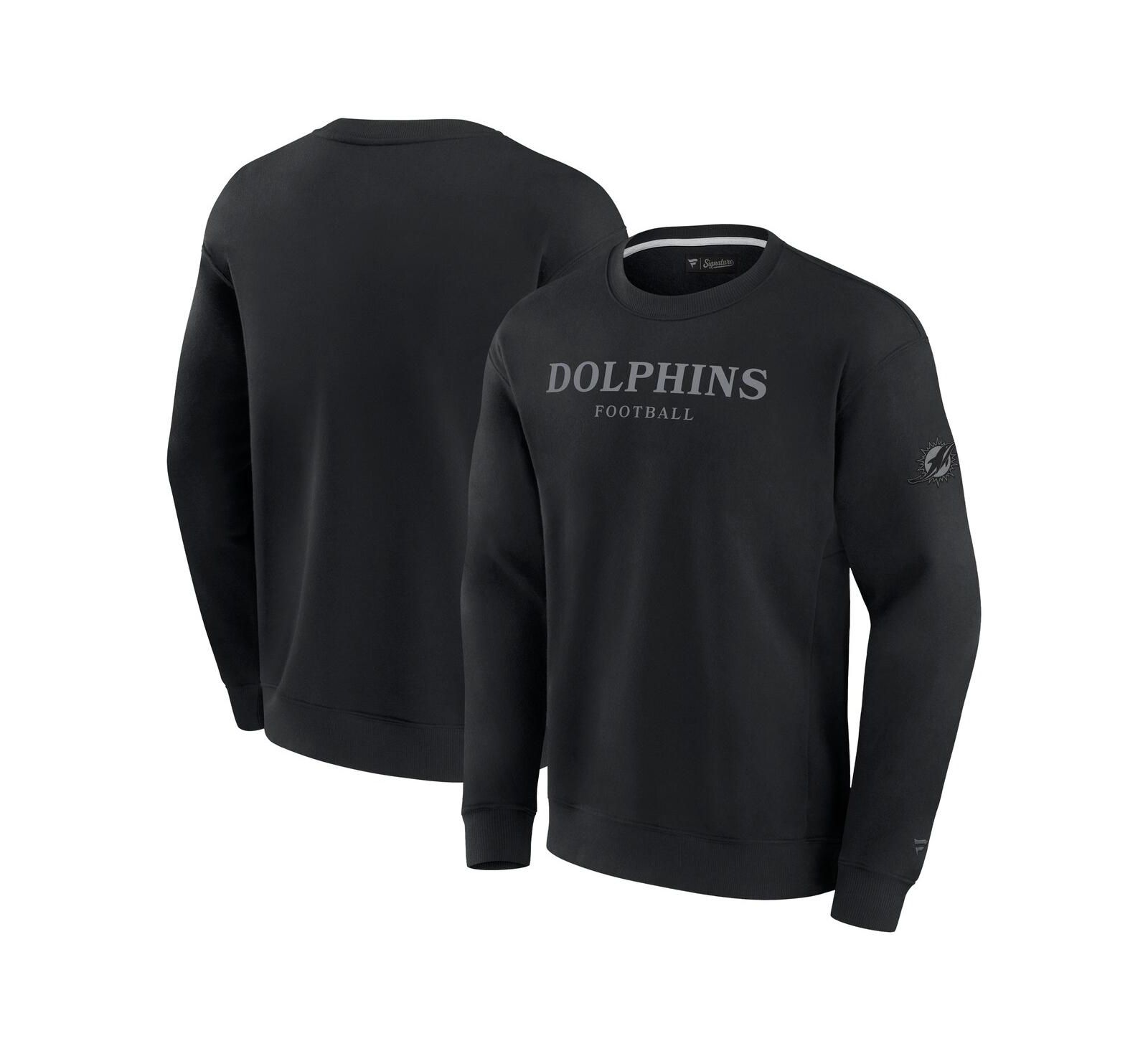 Свитшот Fanatics Miami Dolphins Elements Unlimited Fleece Pullover Black