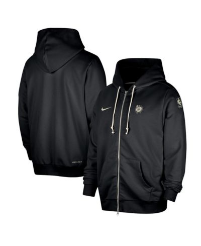 Мужская толстовка Nike Boston Celtics Authentic Standard Issue с полной молнией, черная