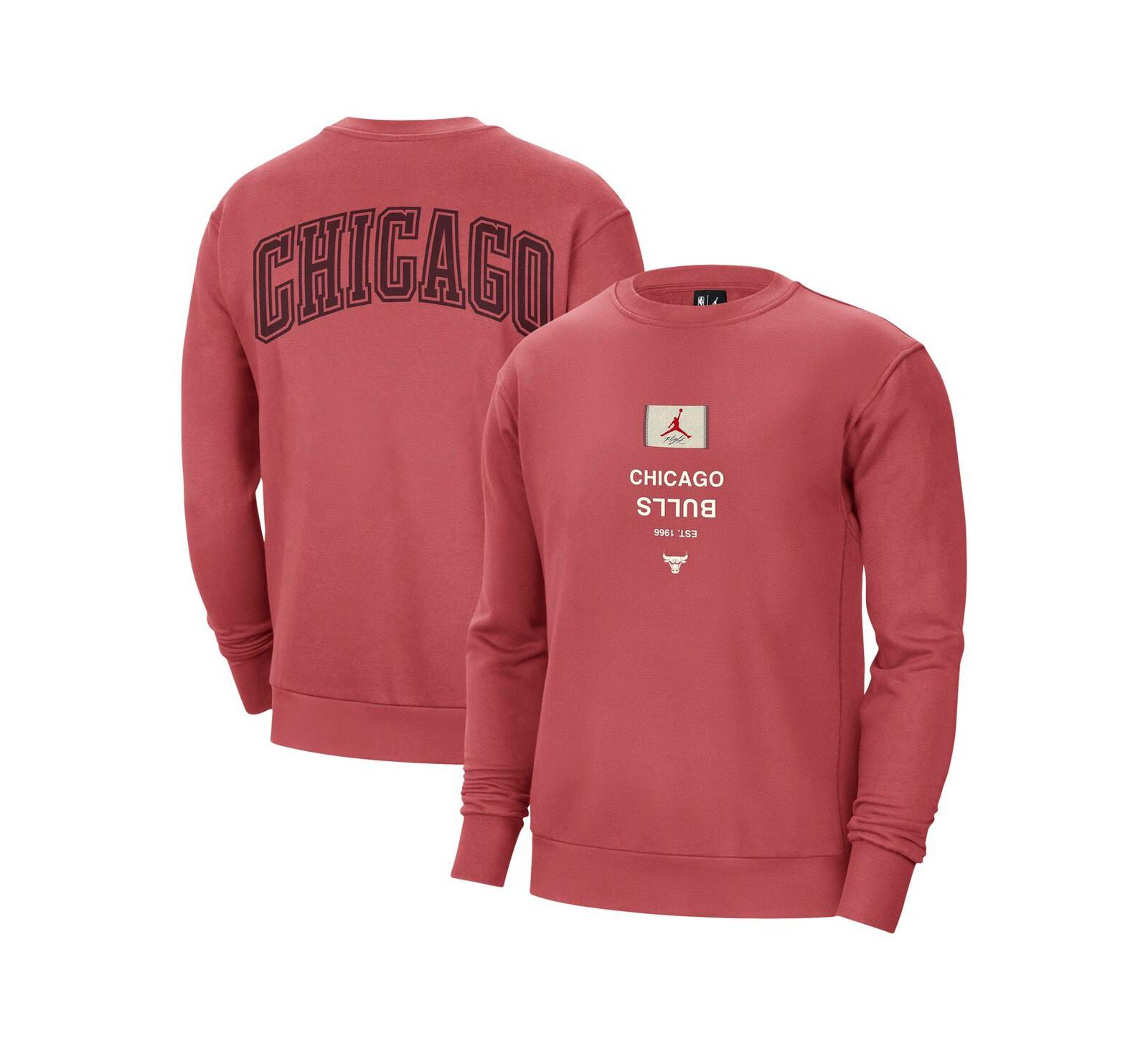 Мужское свитшот-худи Jordan Red Chicago Bulls Courtside Statement Edition