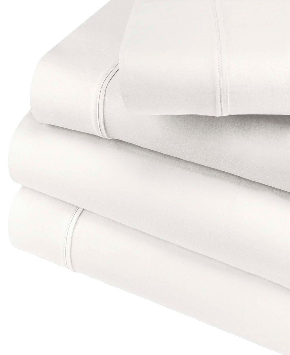 Superior 800-TC Solid Cotton Deep Pocket Bed Sheet Set, California King