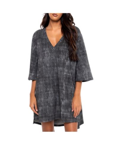Женское платье oversize с V-образным вырезом Dai Moda