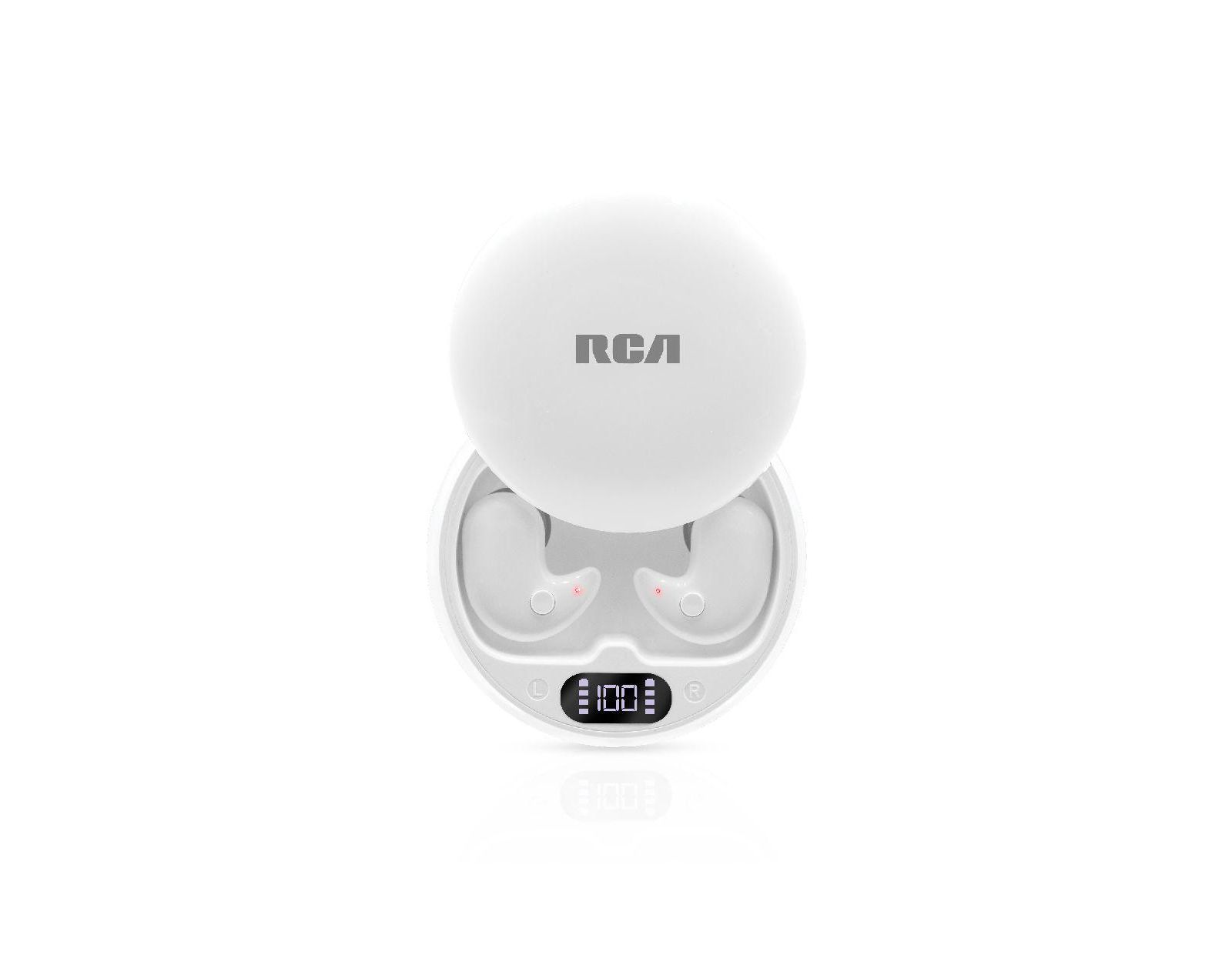 Rca Wave-80 True Wireless Hi-Res Audio 20-Hour Playtime Earbuds