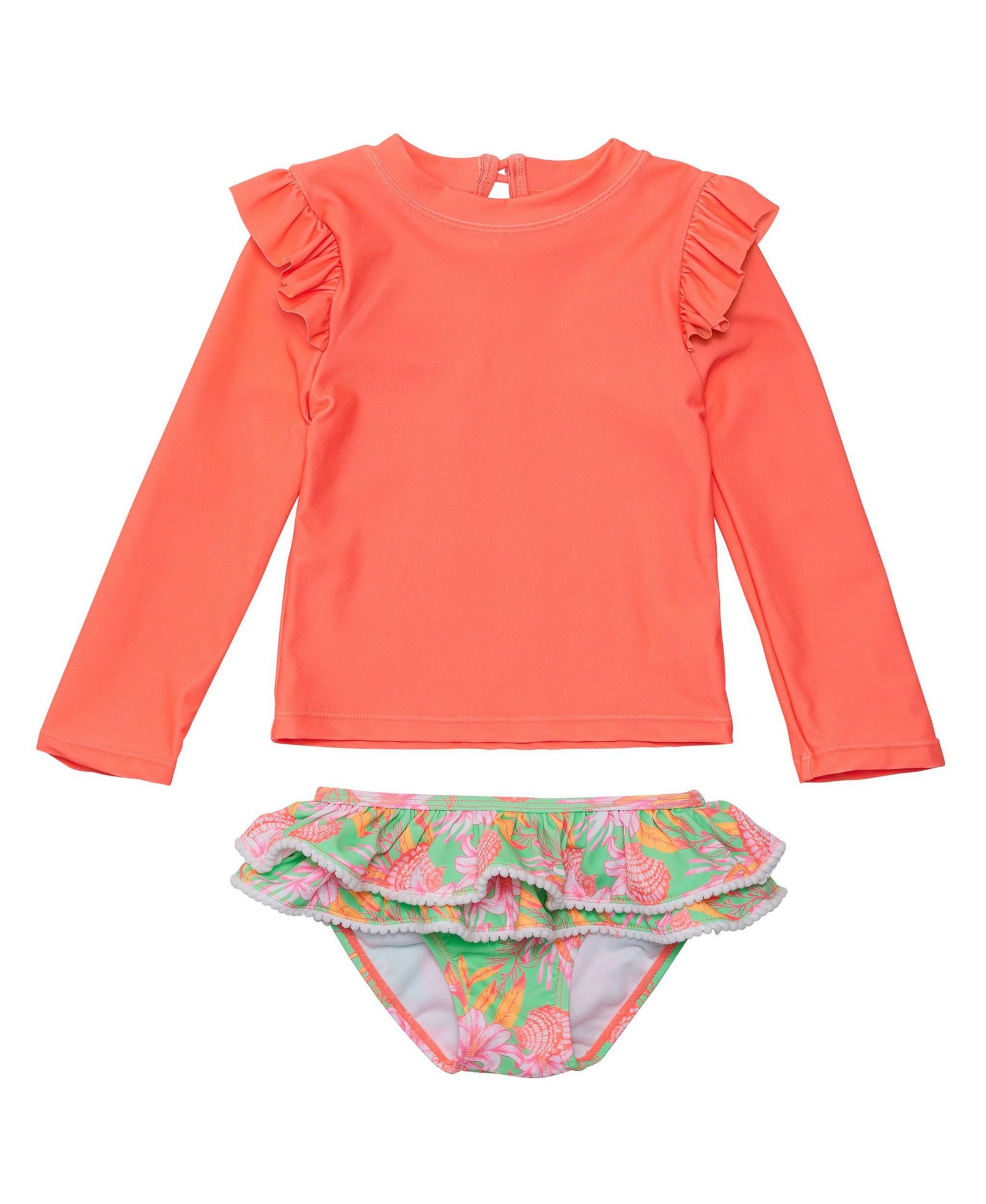 Комплект Snapper Rock Baby Girls Coastal Shells Ruffle Set