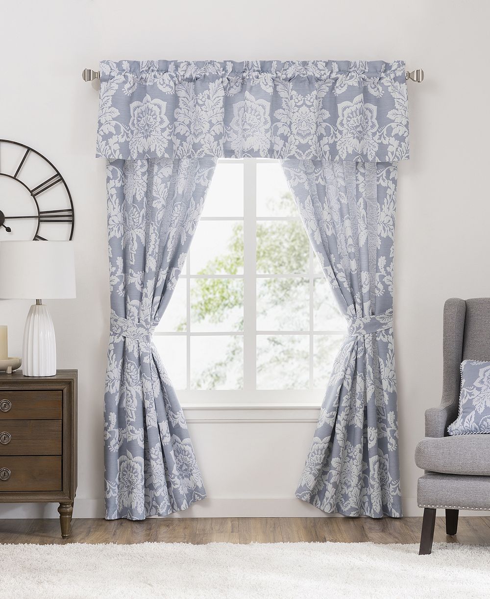 Орнаментальные оконные панели Rose Tree Floral Damask 50" x 84"