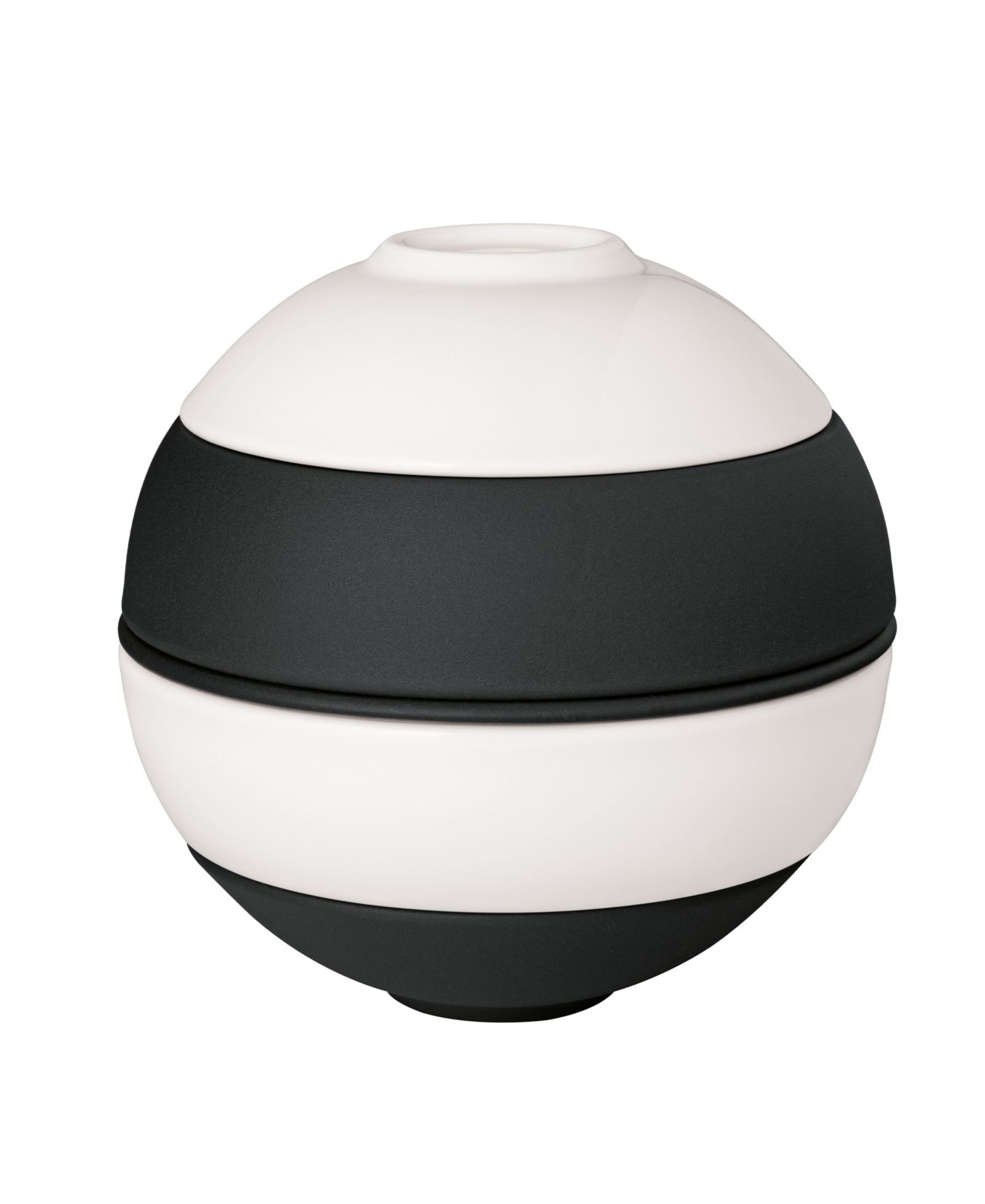 Villeroy & Boch La Petite Boule Black & White 5-Piece Appetizer Set