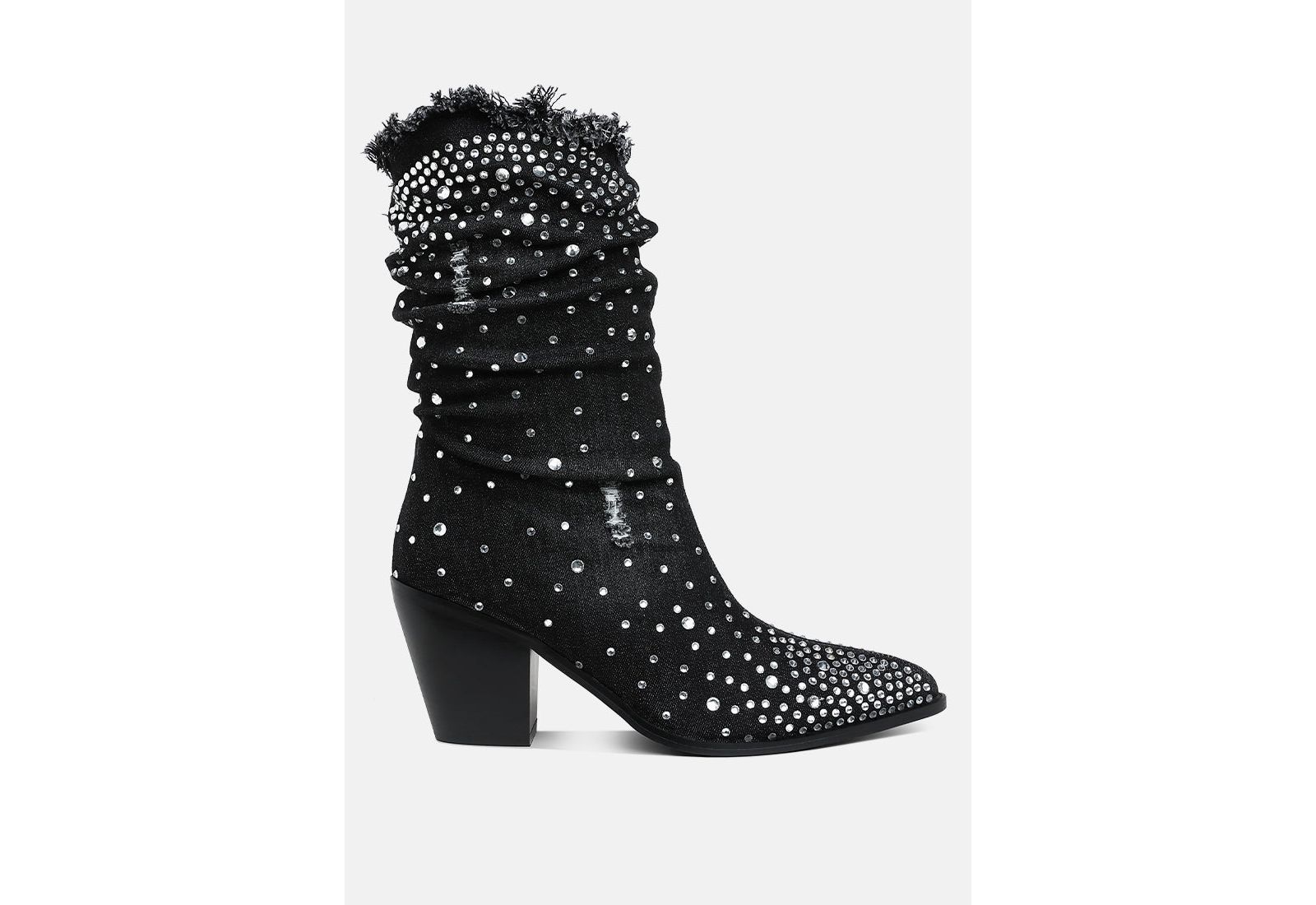 Женские джинсовые ботинки London Rag Savant Diamante и Rhinestones