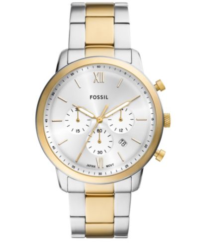 Fossil Neutra двухцветные наручные часы из нержавеющей стали, 44mm, Мужские