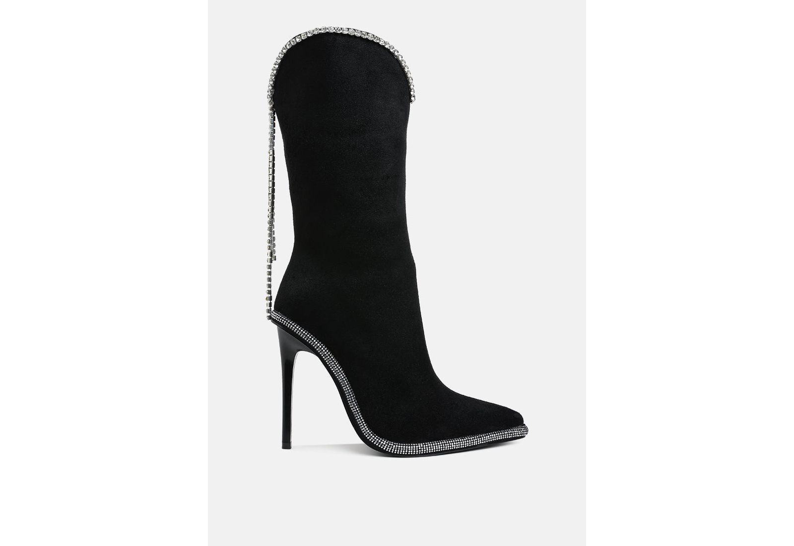 Сапоги London Rag Women's Ashipa Diamante Chain Detail Calf