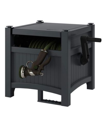 Катушка для шланга Suncast Hideaway 100' Resin Garden, Cyberspace