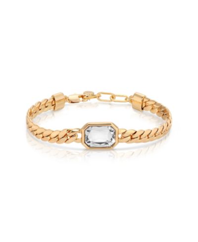 Браслет ETTIKA Deco Crystal Statement Cuban Chain