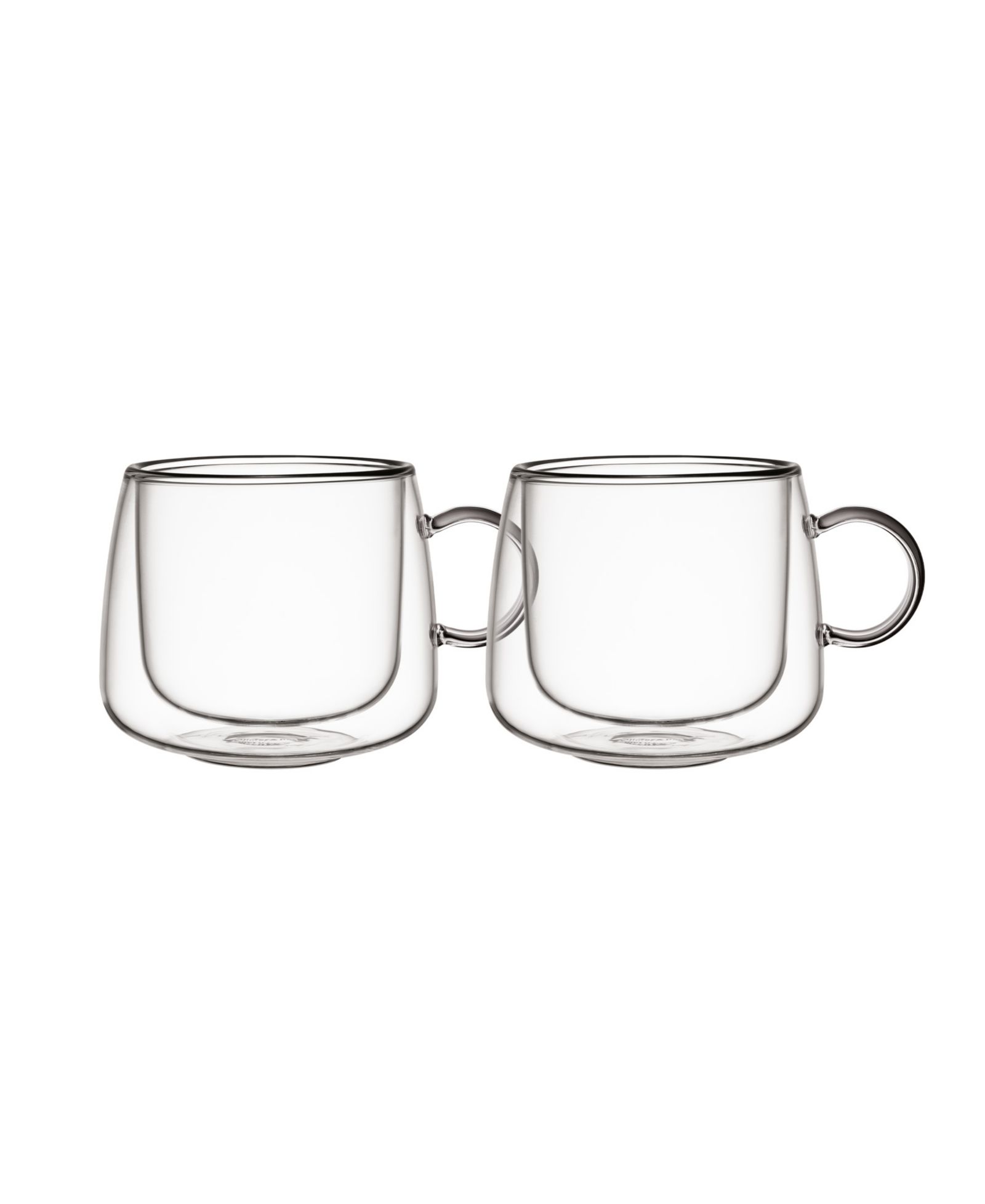 Villeroy & Boch Artesano Hot Cold Beverages Large Insulated Coffee Glass, Set of 2
