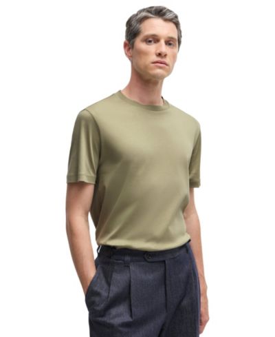 Мужская футболка Hugo Boss Regular-Fit Mercerized-Cotton T-Shirt