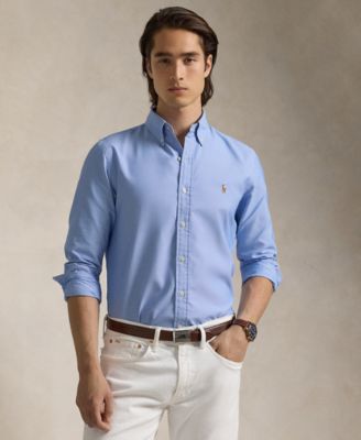 Polo Ralph Lauren Мужская классическая рубашка Oxford Performance