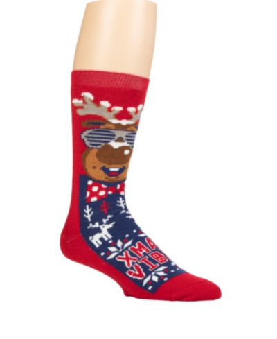 Heat Holders Мужской Ultra Lite Eddie Festive Santa Crew Sock