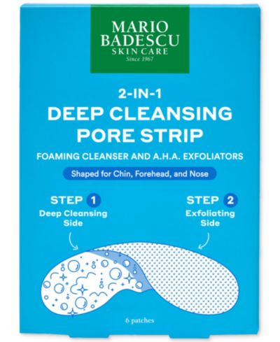 Mario Badescu 2-In-1 Deep Cleansing Pore Strip, 6 шт.