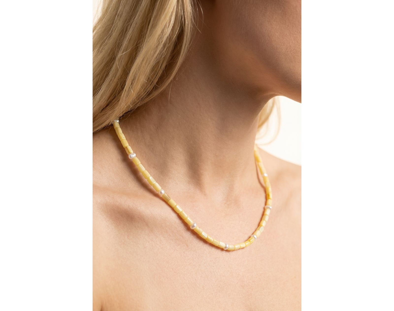 Lusia Freshwater Pearl Beaded Necklace