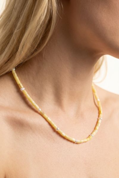Lusia Freshwater Pearl Beaded Necklace