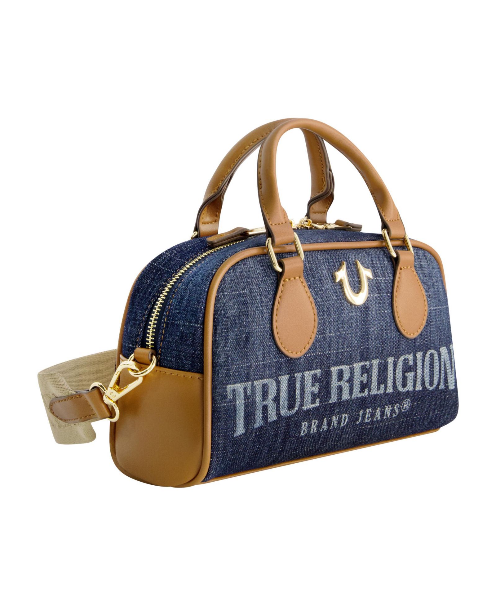 True Religion мини-сумка через плечо Denim Logo