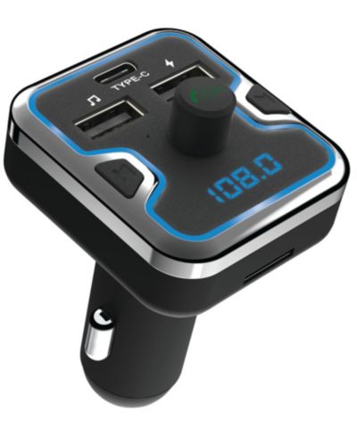 Автомобильная зарядная станция на 3 порта USB 12V и FM-передатчик