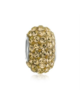 Браслет Bling Jewelry с кристаллами Pave и стержнем из Sterling Silver