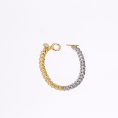 Joey Baby Two-Tone Stainless Steel Bracelet with & Links and Toggle Clasp