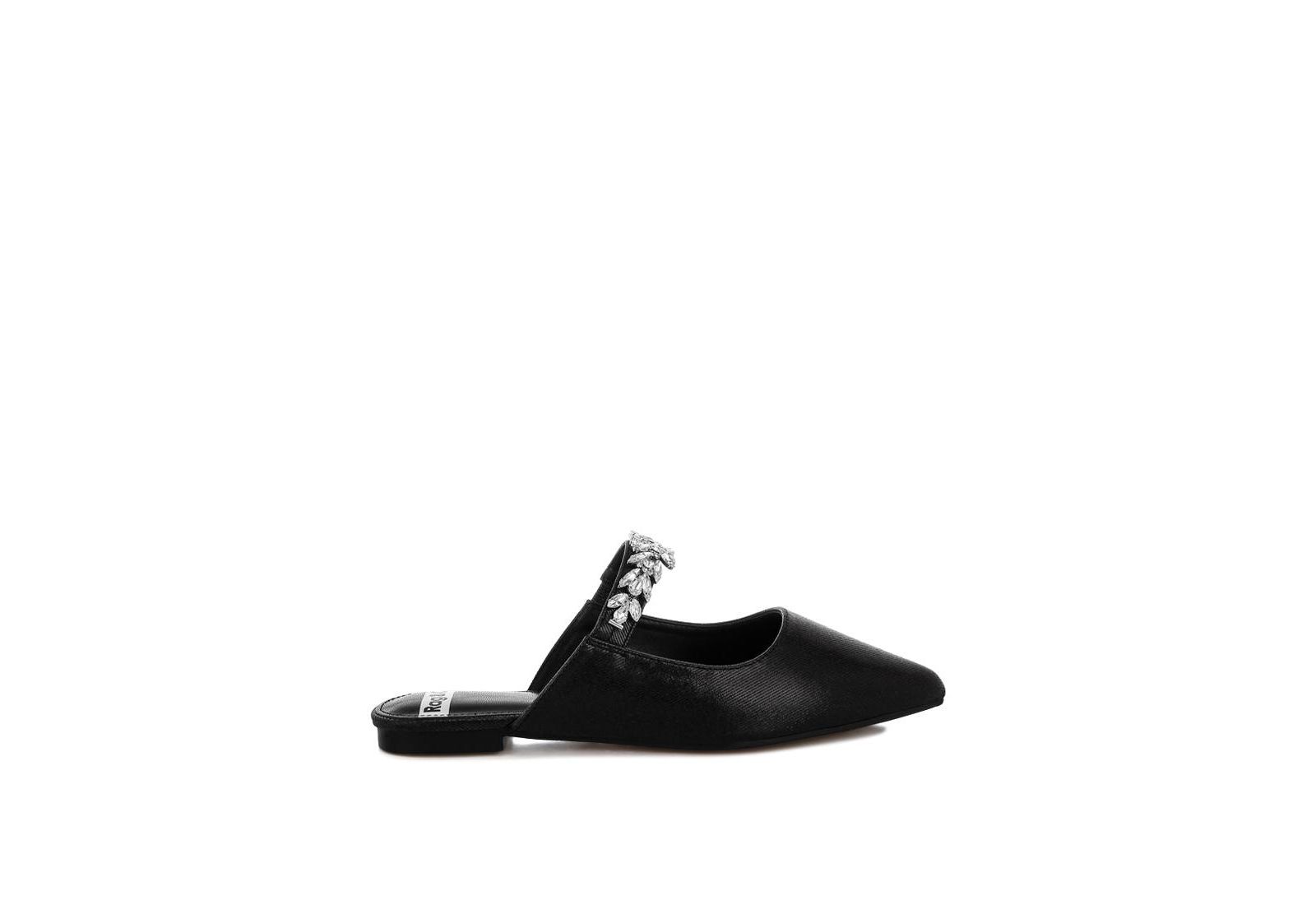 Rag & Co блестящие мюли с отделкой Diamante