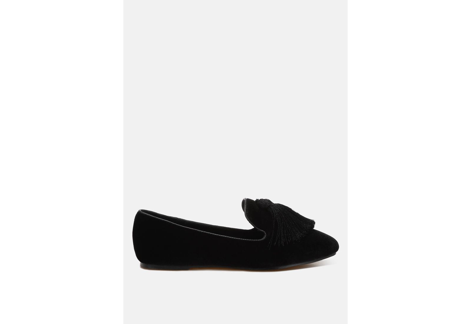 Rag and Co Женские бархатные лоферы с кисточками Tromso