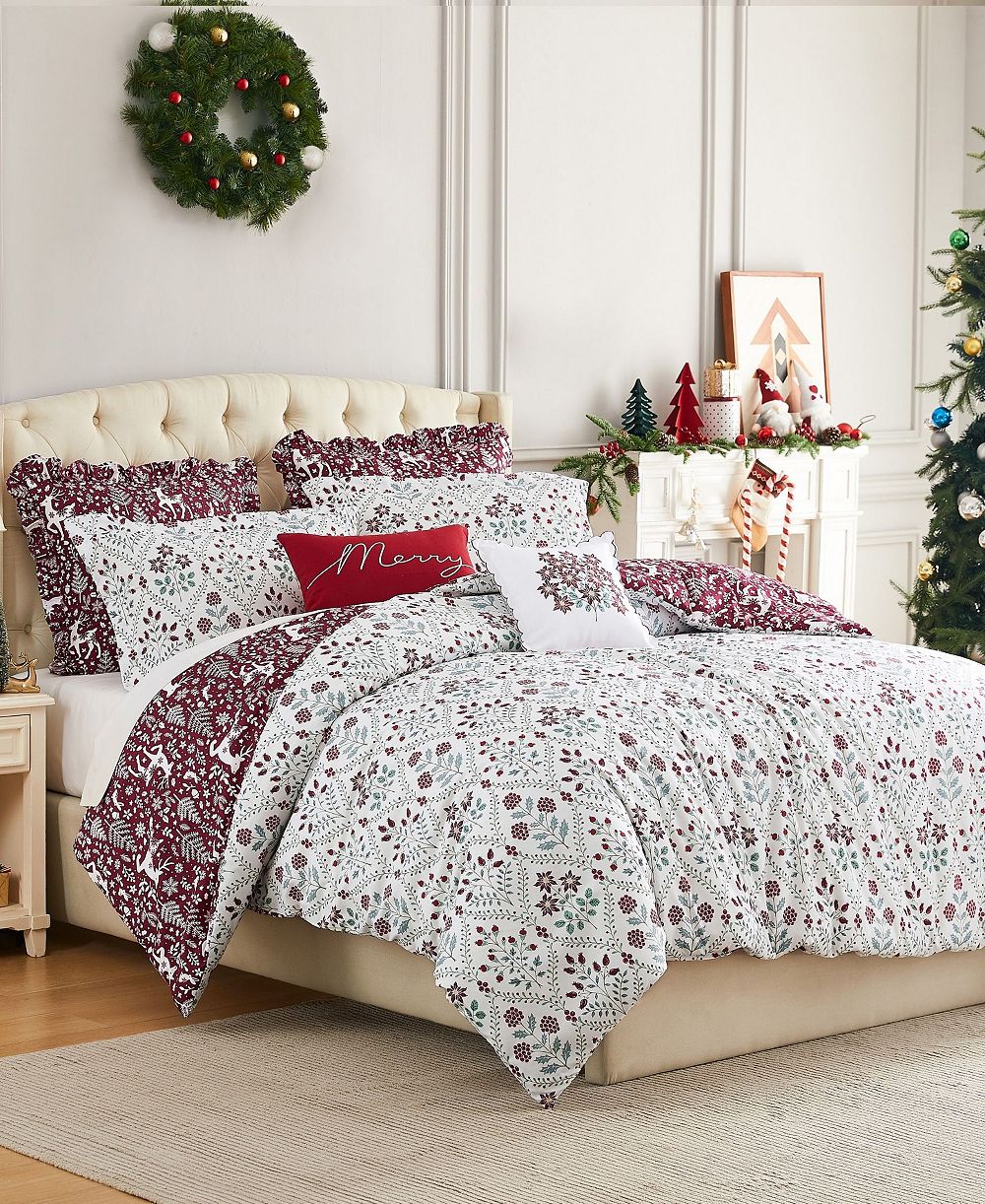 Southshore Fine Linens Holiday Harmony 5-Pc. Comforter Set, Twin/Twin XL