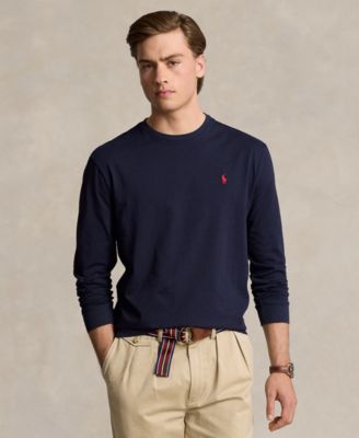 Polo Ralph Lauren Мужская футболка Classic-Fit Jersey с длинным рукавом