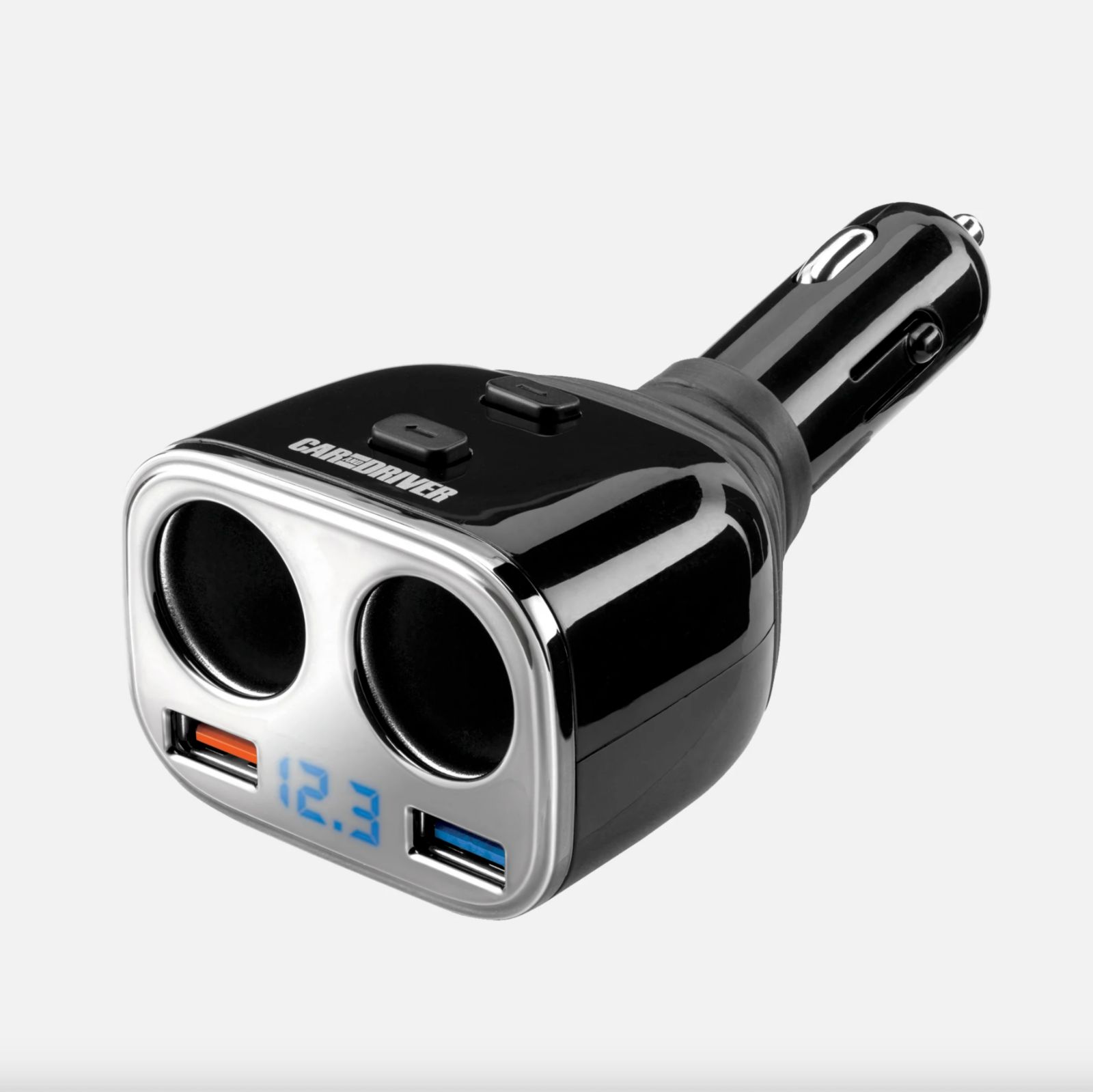Car And Driver Connect 4 Quick Charge 3.0 4-Port Car Charging Station