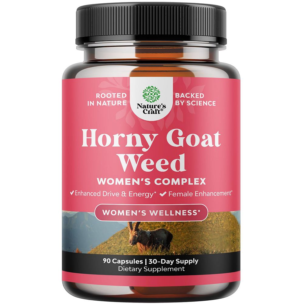 Epimedium Extract for Women - Herbal Complex for Hormone Balance, Mood Support & Overall Female Wellness - Maca Root & Tribulus Terrestris - 90 Count