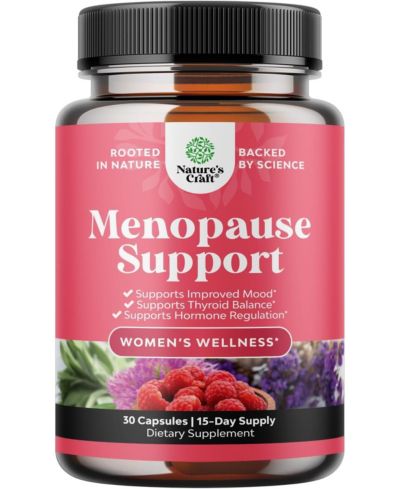 Nature's Craft Menopause Support Capsules, Hormone Balance для женщин при ночном потоотделении, Nature's Craft, 30ct