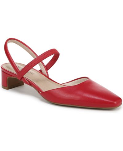 Fire Red Faux Leather