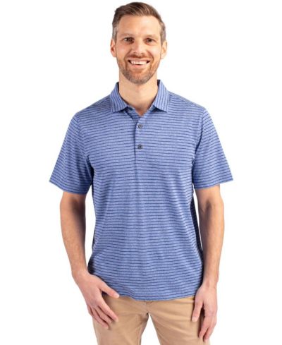 Мужская рубашка-поло Cutter & Buck Forge Eco Heather Stripe Stretch Recycled
