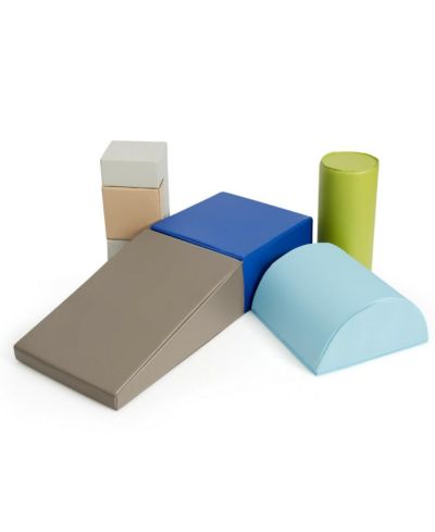 Gouun Baby and Toddler Foam Climb Crawl Indoor Play Blocks, 6-Piece Set