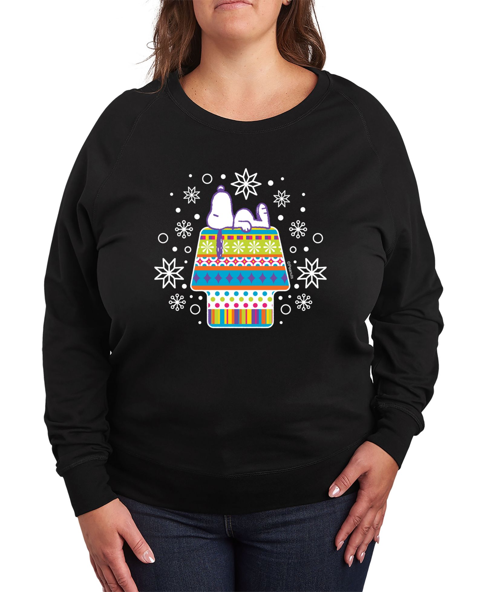 Hybrid Apparel Plus Size топ с графическим принтом Snoopy